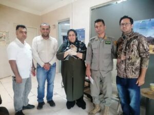 انتقال توله کاراکال زنده‌گیری‌ شده در میامی به کلینیک دامپزشکی کشور