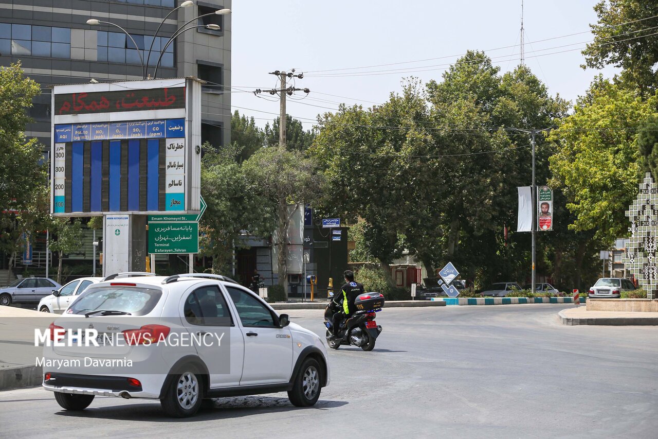 آلودگی هوای بجنورد